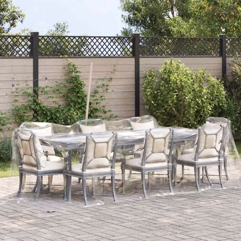 vidaXL Telone Trasparente con Occhielli 2x6 m in PVC
