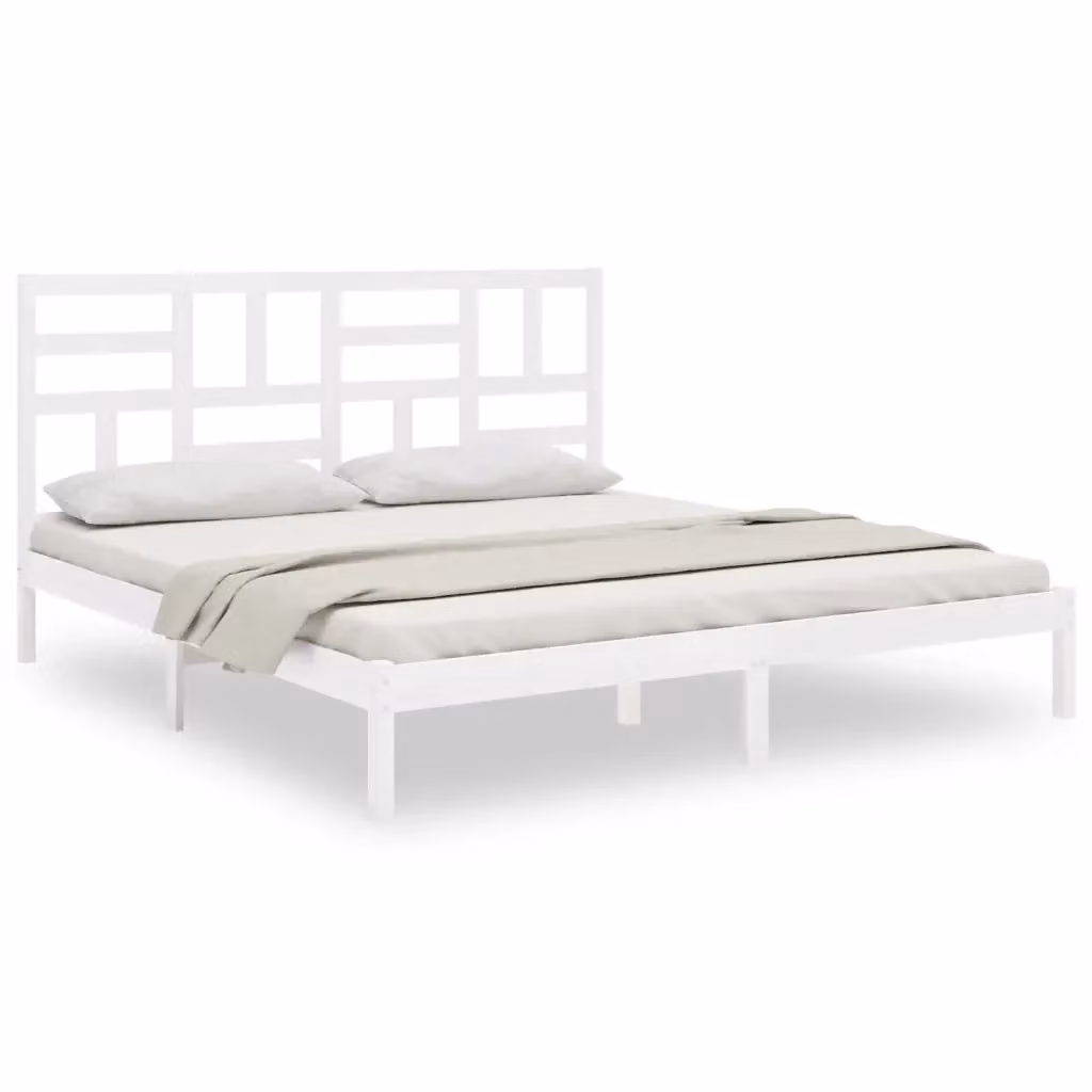 Giroletto VIDAXL in legno massello di pino bianco con doghe fisse L/P/H: 200 x 200 x 206 cm – 2
