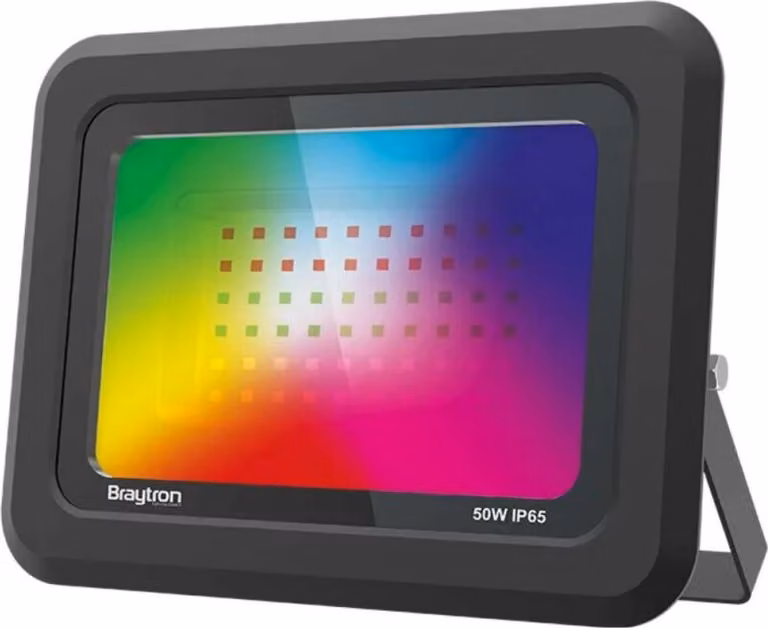 Proiettore LED 50W RGB | classe di protezione IP65 | nero