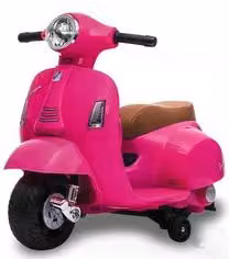 Scooter Elettrico Biemme Vespa 6V Rosa 66,5 cm