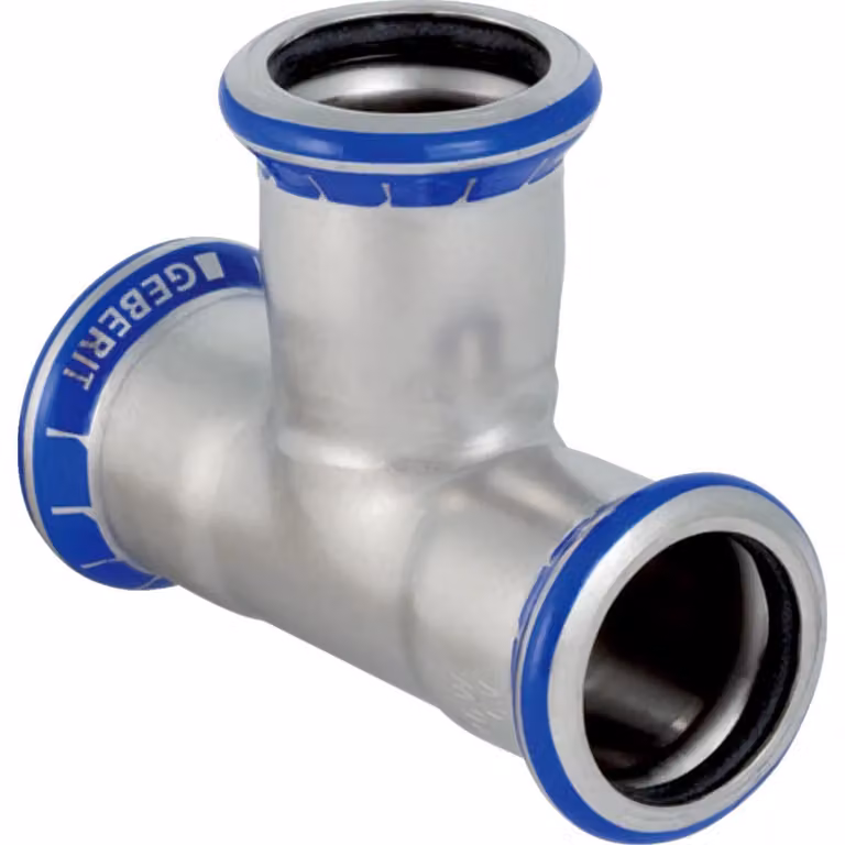 Geberit 31009 Mapress acciaio inox pezzo a T uguale