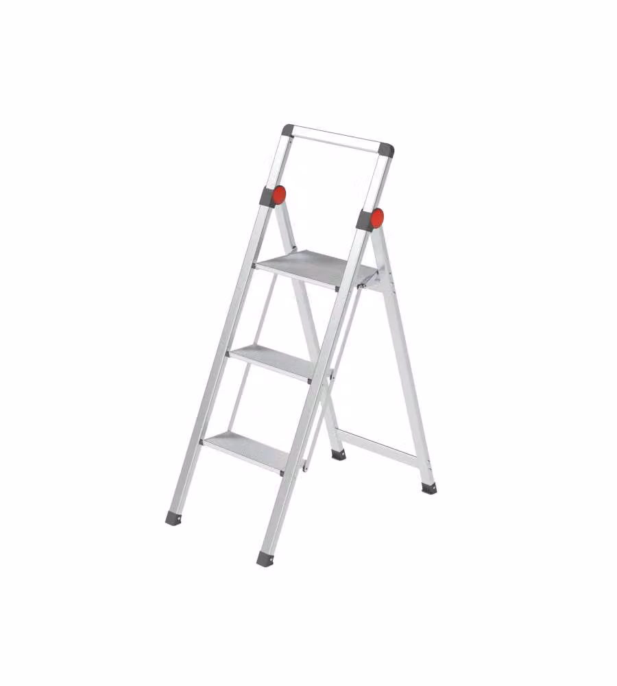 Gierre Sgabello Mini Slimstep 3 Gradini Alluminio 113 cm Leggero
