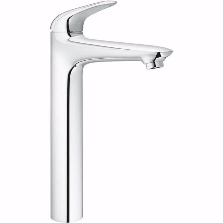 Grohe QuickFix Wave miscelatore girevole alto per lavabo con scarico push-open cromo