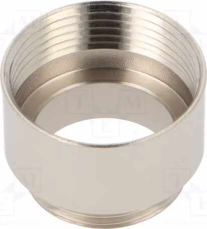 1 adattatore filettato in ottone, filettatura interna: M25, filettatura esterna: 6,5 mm, codice prodotto: 1.039.2521.01, riduttore