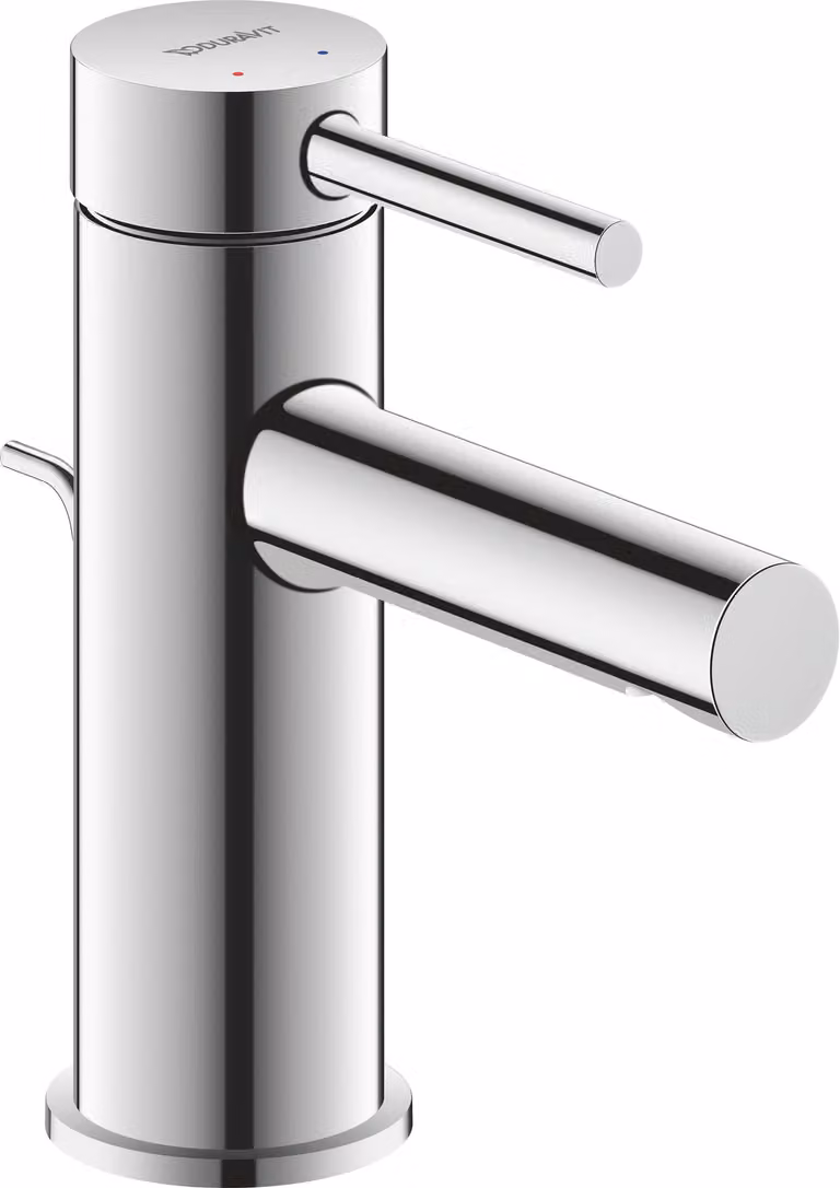 Duravit Circle Mitigeur monocommandé pour lavabo S, avec garniture découlement, saillie 100 mm, chrome, CE1010001010, CE1010001010