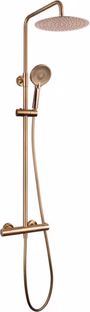 Colonna doccia termostatica ROUND ELITE - rame