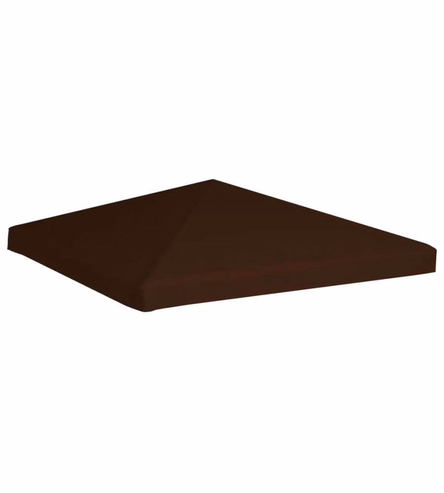 Copertura Superiore per Gazebo 310 g/m² 3x3 m Marrone