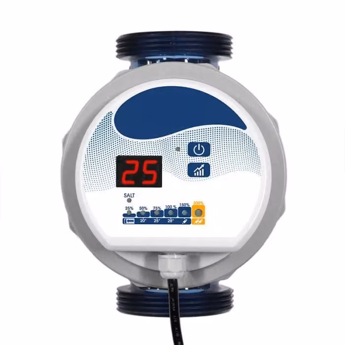 Sterilizzatore per elettrolisi del sale Pool Salt BSVILLAGE per piscina fino a 80 m3, colore bianco – 2