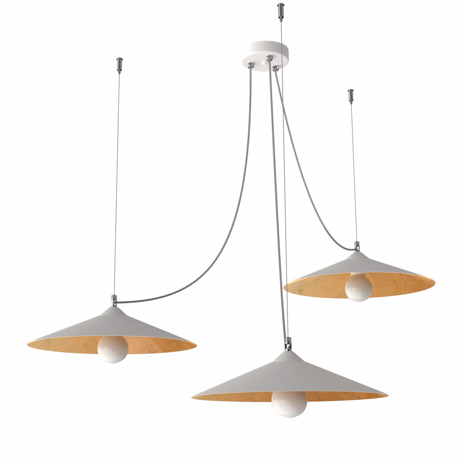 Lampada A Sospensione Colombo X3 Foglie