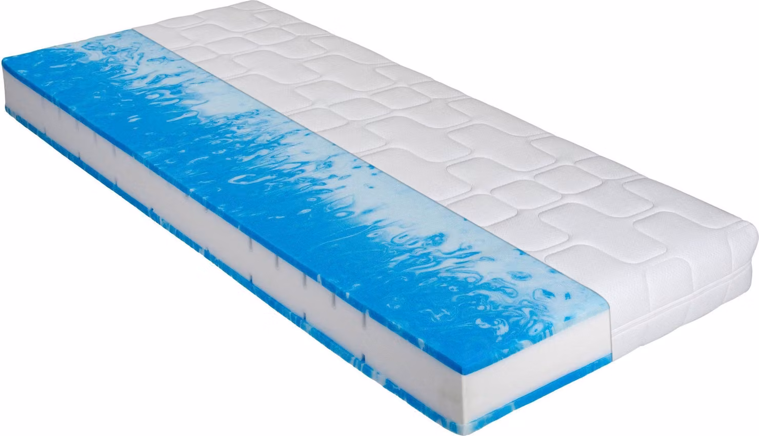 Materasso in schiuma a freddo BeCo Duo Gel Comfort, valutazione del test: OTTIMO (1,3)* - Altezza ergonomica di 20 cm - Dimensioni: 140 x 200 cm, grado di rigidità: H3 (80 kg - 120 kg)