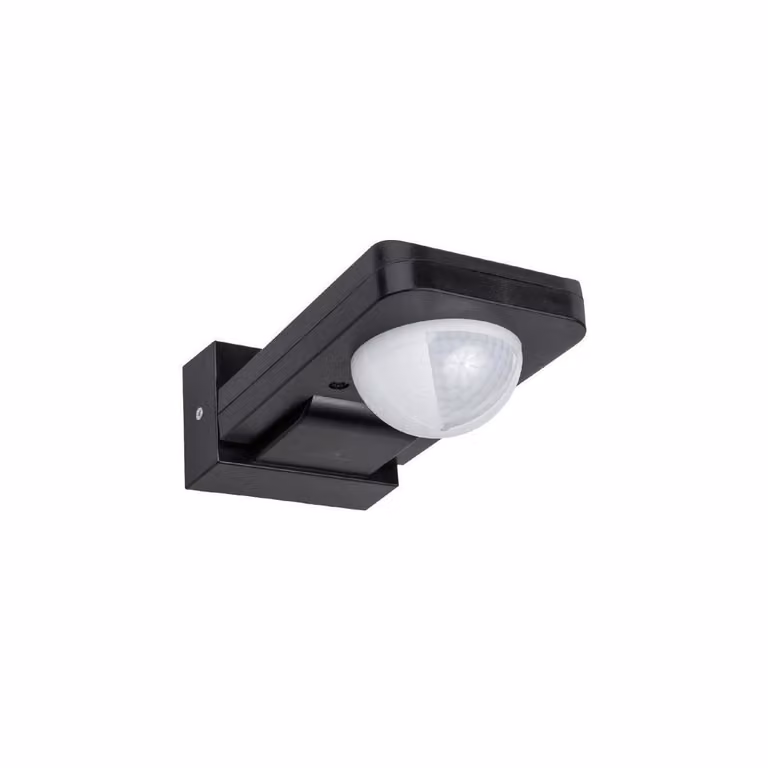 Maclean MCE243 B Sensore di movimento a infrarossi con sensore crepuscolare Campo di rilevamento di 360° fino a 20 m Sensore IP65 max 2000W (nero)