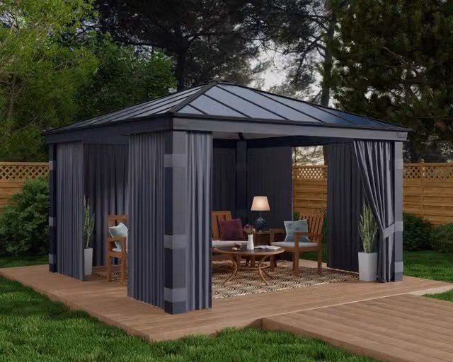 Set Di Tende Per Gazebo Dallas 4.3X4.3
