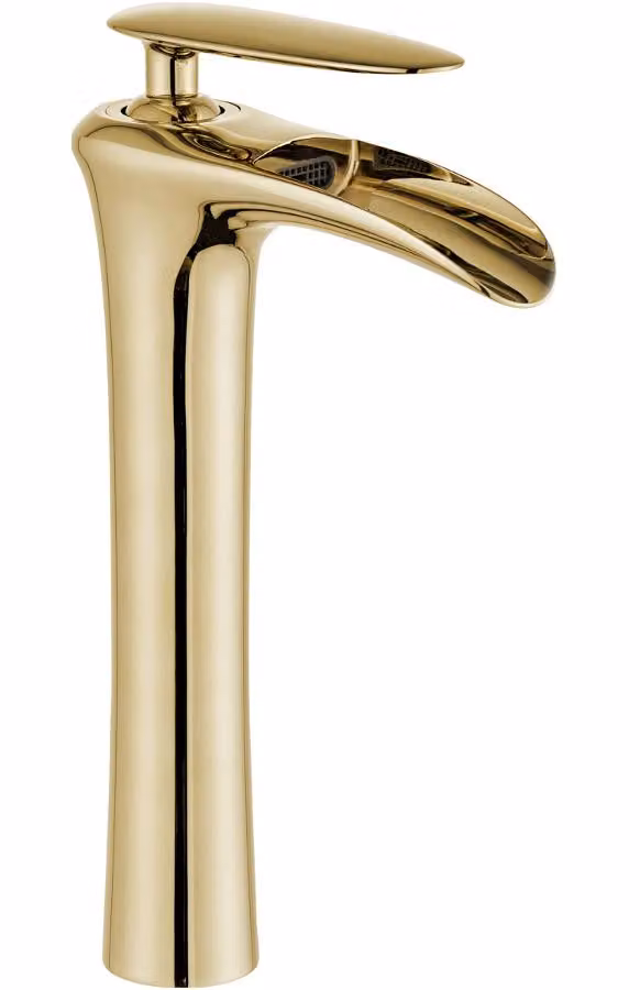 Mexen Lyra rubinetto lavabo alto, dorato - 745310-50
