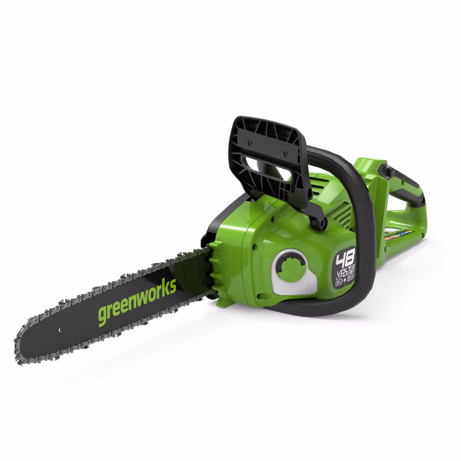 Motosega Greenworks POWERALL 48V (24V x 2) Verde - Senza batteria