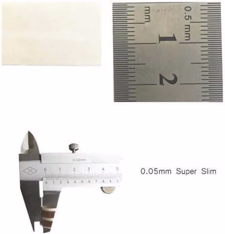 Cavo Elettrico Super Slim LEDLUX a Nastro Piatto con Biadesivo, 2 Conduttori 0,25mmq, 5mm, 60 Metri, Bianco