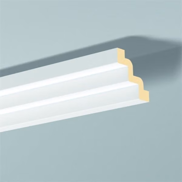 Modanatura del soffitto NMC Z52 ARSTYL Noel Marquet Battiscopa decorativo Battiscopa decorativo moderno bianco 2 m