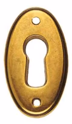 BOCCHETTA PER MOBILI '30625' 22x37 mm - Ottone antico