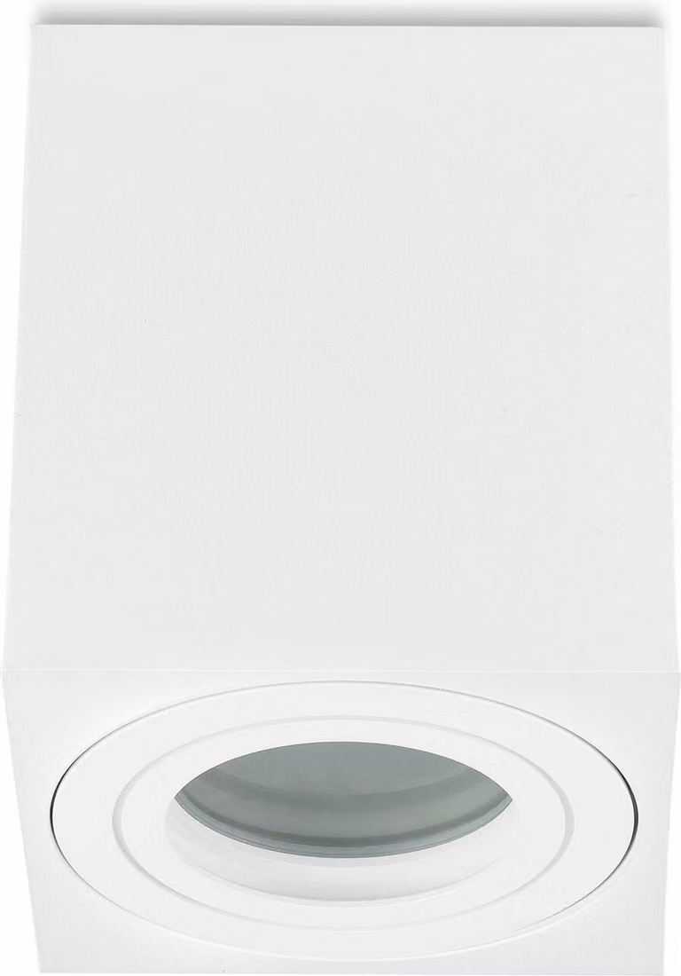 Faretto da incasso Sweet LED per bagno, angolare, GU10, alluminio bianco, IP44
