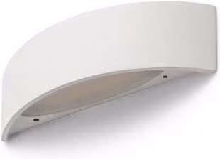 Faretto da parete NAXOS bianco con tecnologia LED da 6W e luce calda 3000K con funzione up/down