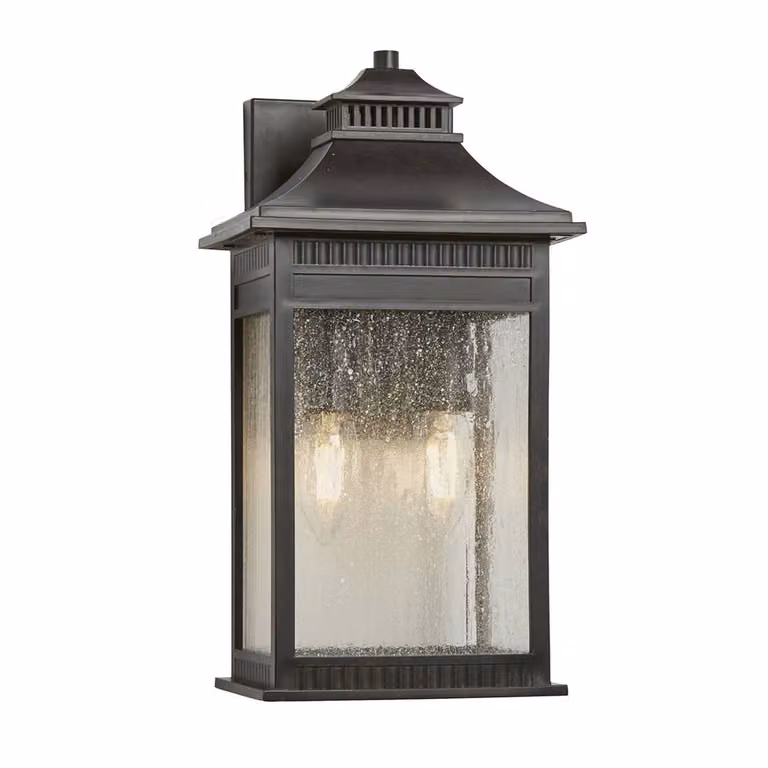 Lampada da parete per esterni in bronzo imperiale E14 40W Livingston Quoizel