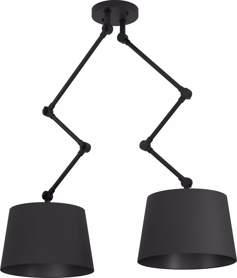 EGLO Pistunio, 2 lampadine, E27, IP20, nero