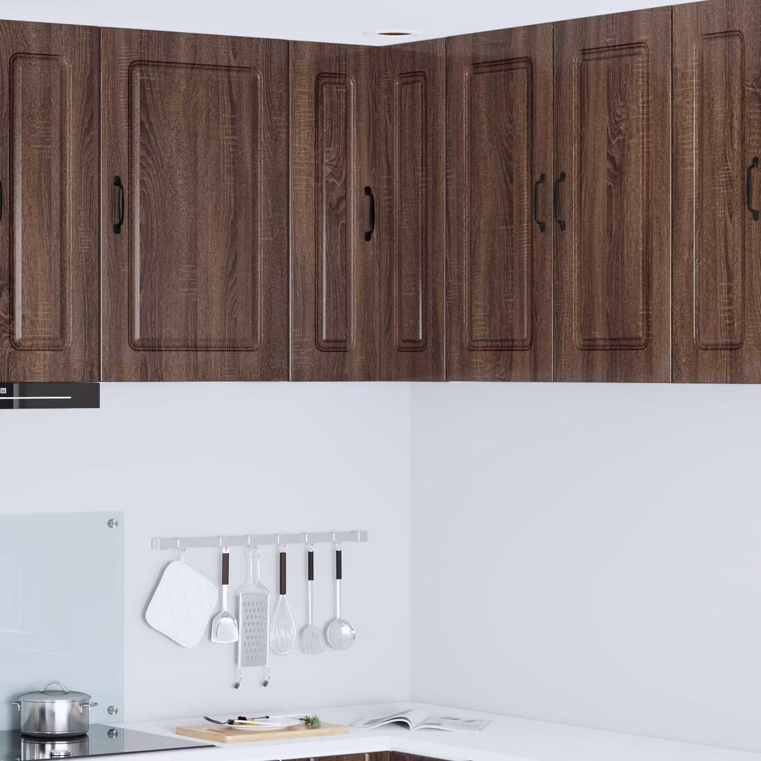 vidaXL Mobile Pannello Lavastoviglie Kalmar Rovere Marrone L: 57 cm, P: 57 cm, H: 80 cm
