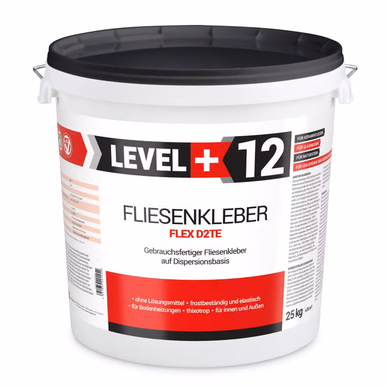 Adesivo per piastrelle pronto all'uso 25 kg Adesivo bianco a dispersione per piastrelle in cotto Level+12