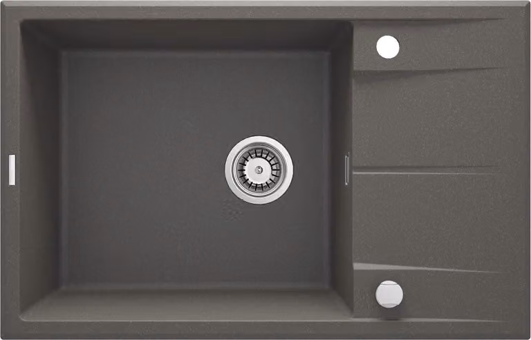 1-bowl granite sink with drainer