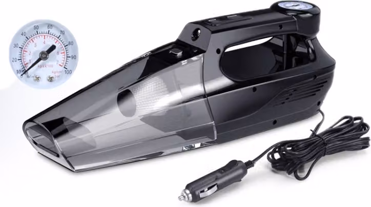 4 in 1 Aspirapolvere per auto Pompa gonfiabile portatile, Modelli: Puntatore a filo