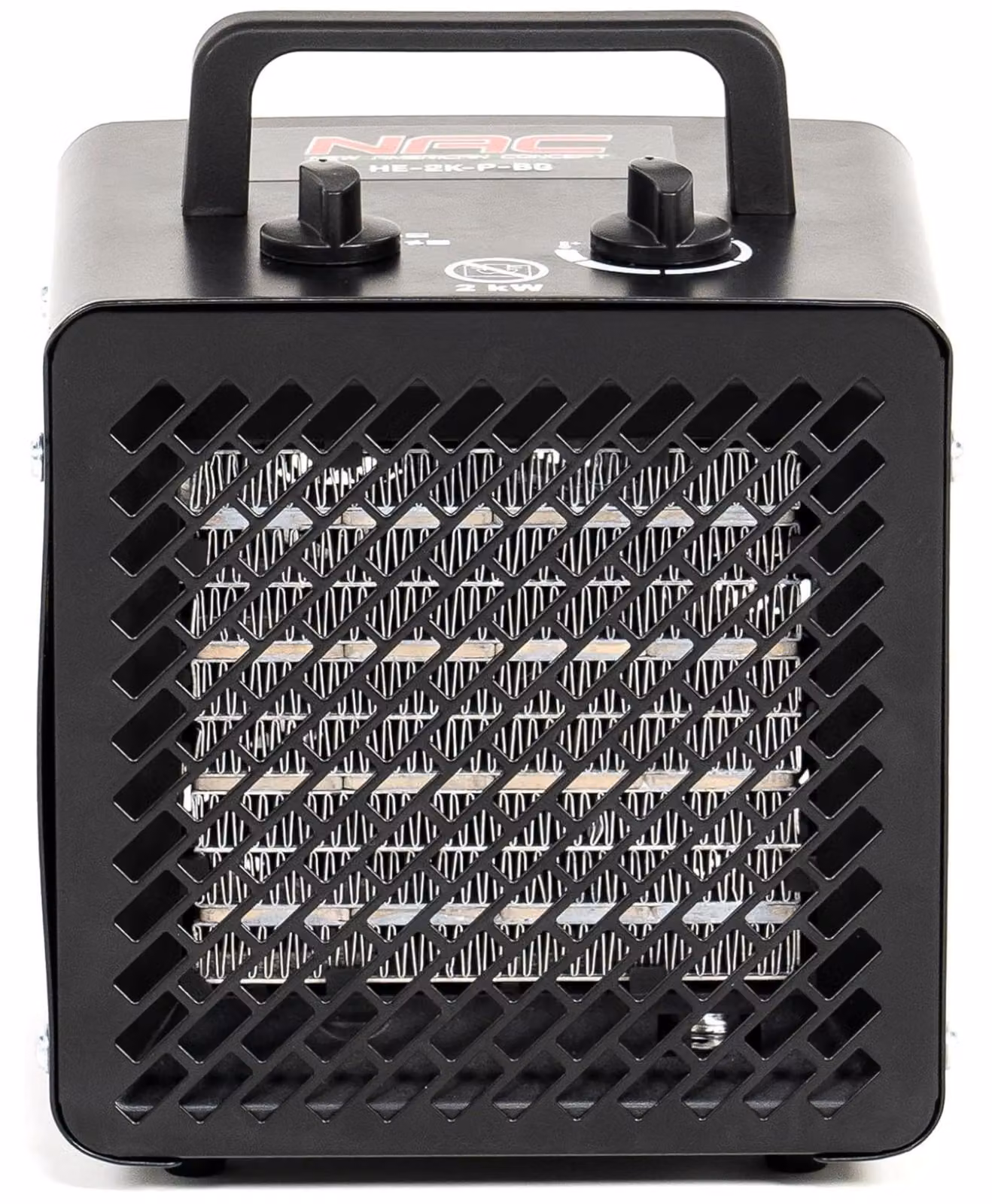 Riscaldatore ceramico elettrico NAC da 2000 Watt - Stufetta con termostato, riscaldamento