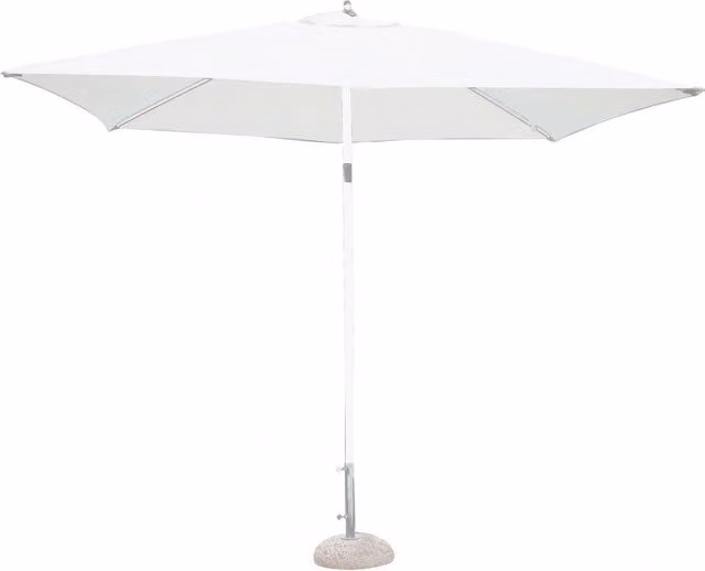 Ombrellone da Giardino 2x3 m Palo Ø38 mm Nice in Alluminio Bianco