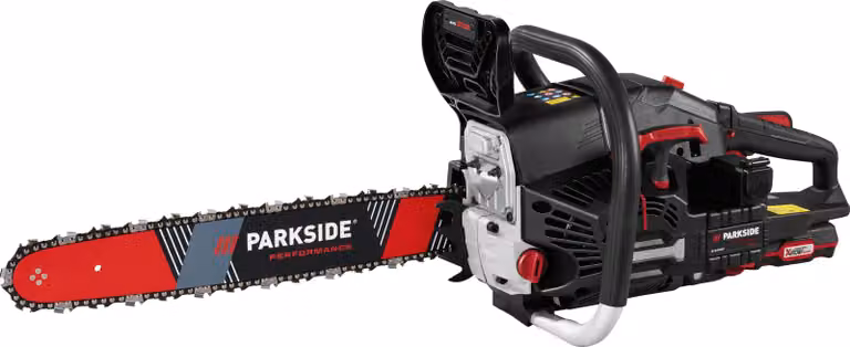 Motosega a benzina PARKSIDE PERFORMANCE® con avviamento elettrico «PPBKS 56 C3»