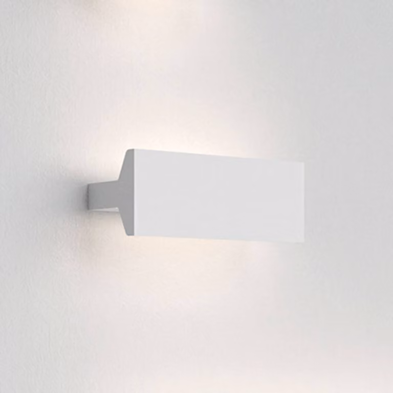 Rotaliana Applique da parete di design Ipe W2, dimmerabile, Bianco / Opale, Soggiorno / Sala da pranzo, Alluminio, Design, Applique
