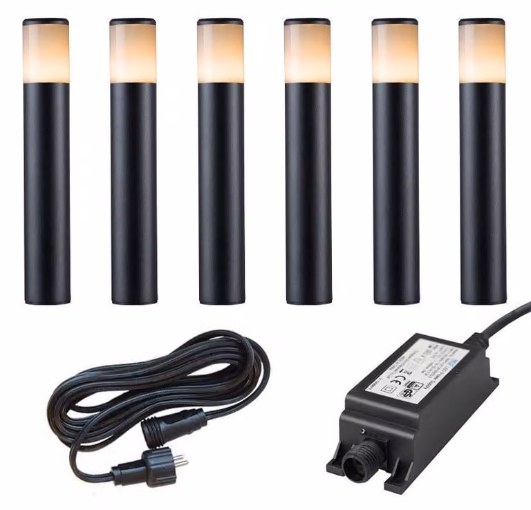 Set di 3 lampade da terra Ludeco IVAN
