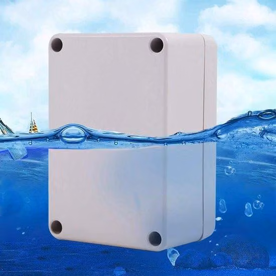 Scatola per impianti edili impermeabile IP65 con involucro in plastica bianca (100 x 68 x 50 mm)