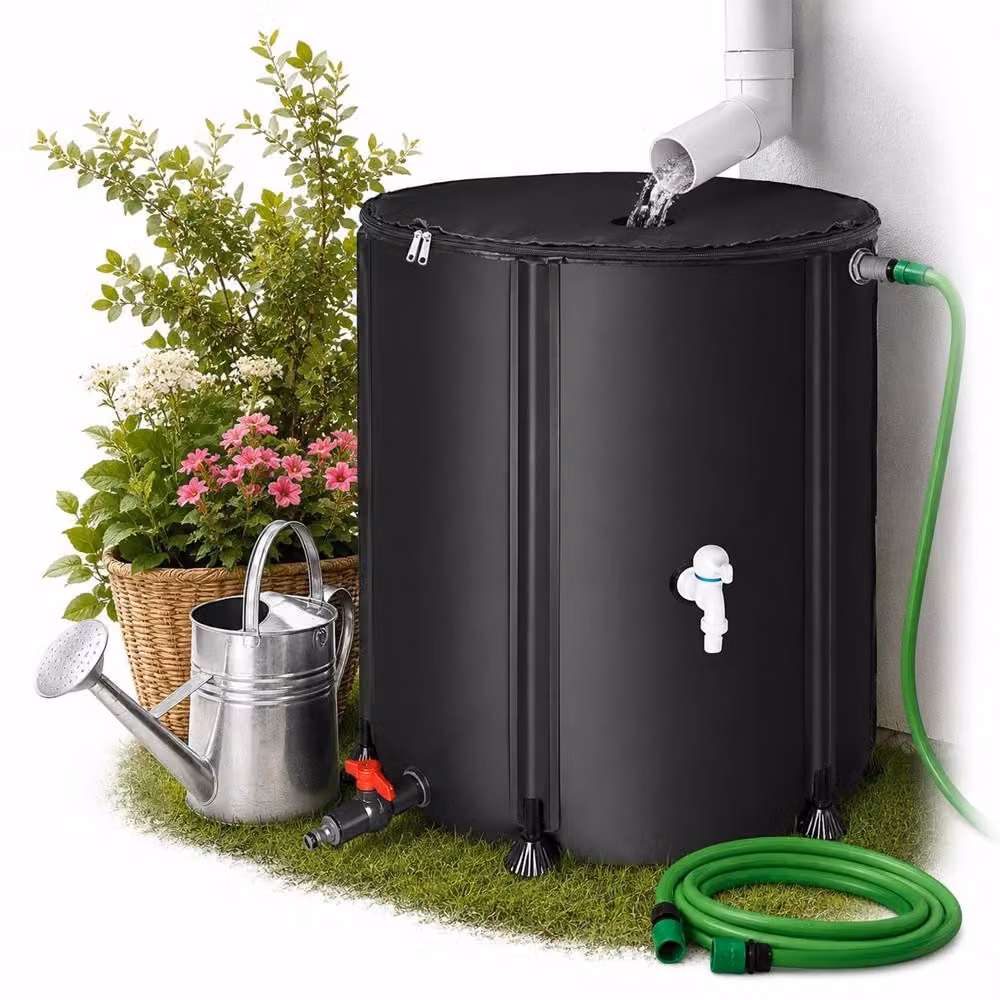 Mucola barile per acqua piovana 100L pieghevole barile per acqua piovana serbatoio per acqua piovana
