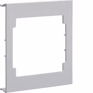 Mascherina per presa CEE in PVC per canalina da parapetto BRA/S, parte superiore 120 mm, grigio chiaro