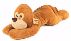Peluche Scimmia Distesa Marrone De.Car 2, Lunghezza: 100 cm
