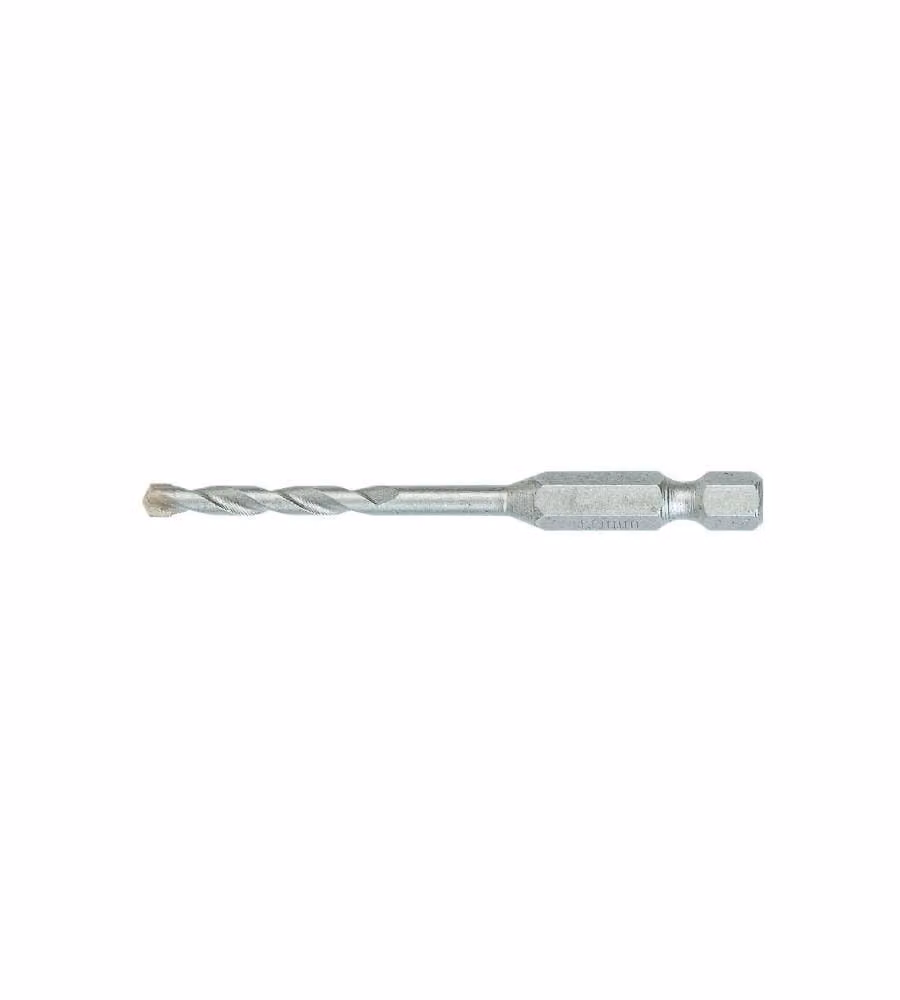 Punta per muro Masidef argento con attacco 1/4" e dimensioni 4 x 75 mm