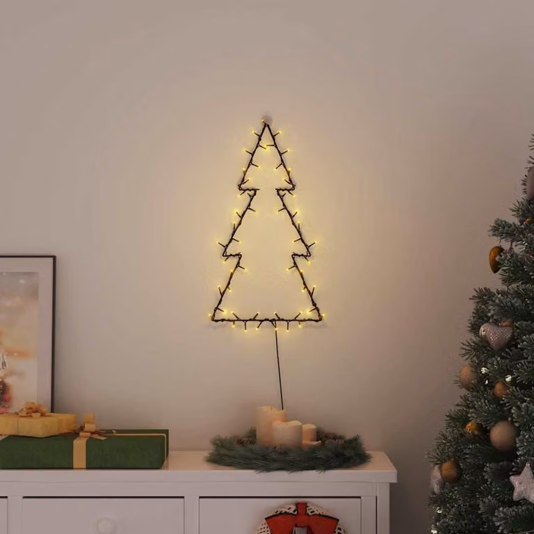 Maison Exclusive - Luci natalizie Silhouette albero di Natale 80 LED