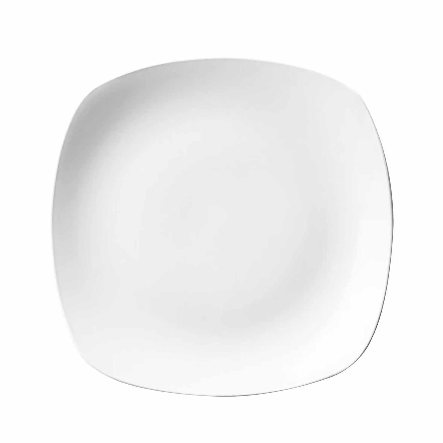 Piatto quadrato bianco in porcellana linea X Squared, diam. 17cm, 12 pezzi