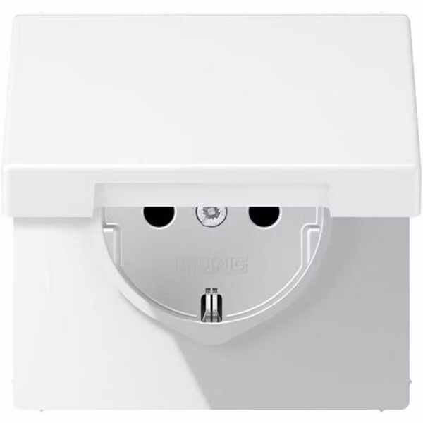 JUNG LS 1520 BFKL WWM Presa di corrente tipo F Bianco (LS1520BFKLWWM)
