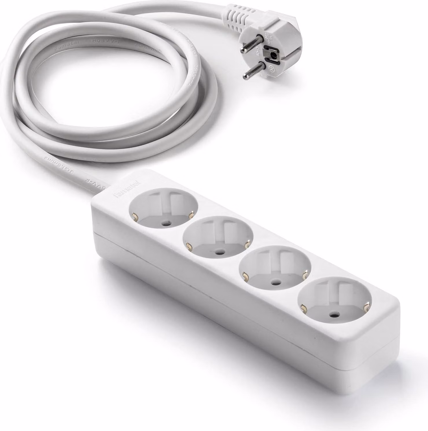 Famatel 9/504 5 prese multiple argento Taglia unica / Spina UE 220V argento Taglia unica