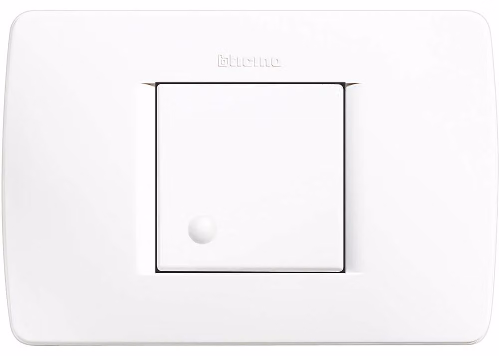 Kit completo con inverter, 2 moduli, pulsante, colore bianco