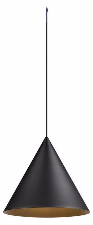 SLV MAGICO 38, lampada a sospensione, E27, lunghezza sospensione 180 cm, 1x max. 10W, nero opaco 1008503