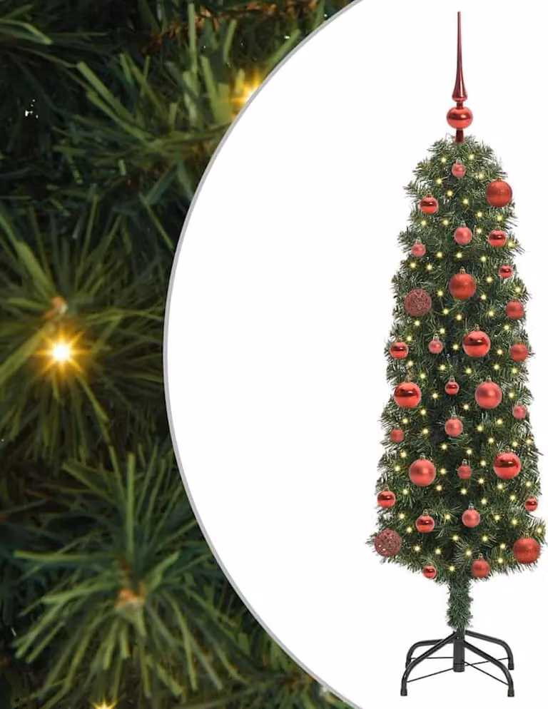 Albero di Natale artificiale con 150 LED Verde 120 cm