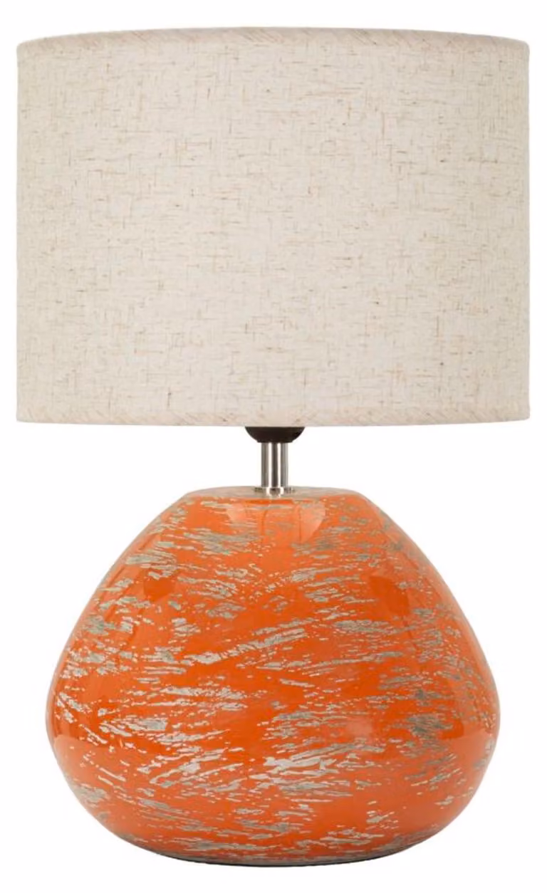 Mauro Ferretti Lampada da tavolo Arancione stile Contemporaneo, 30x49 cm