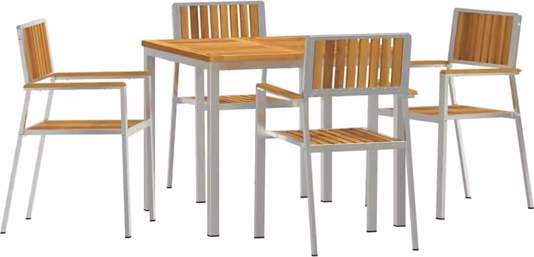 Set da pranzo per esterni 5 pcs