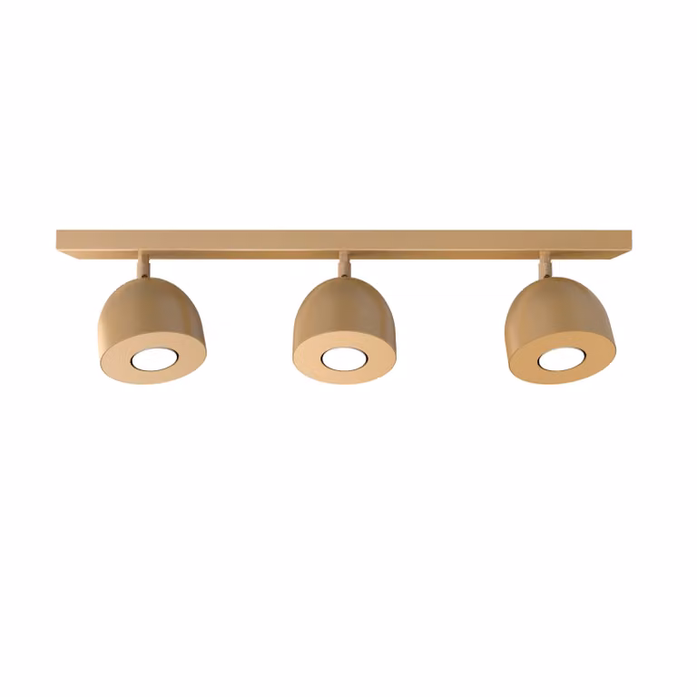 Lampada Da Soffitto Campanella 3X Monocolore Opaca