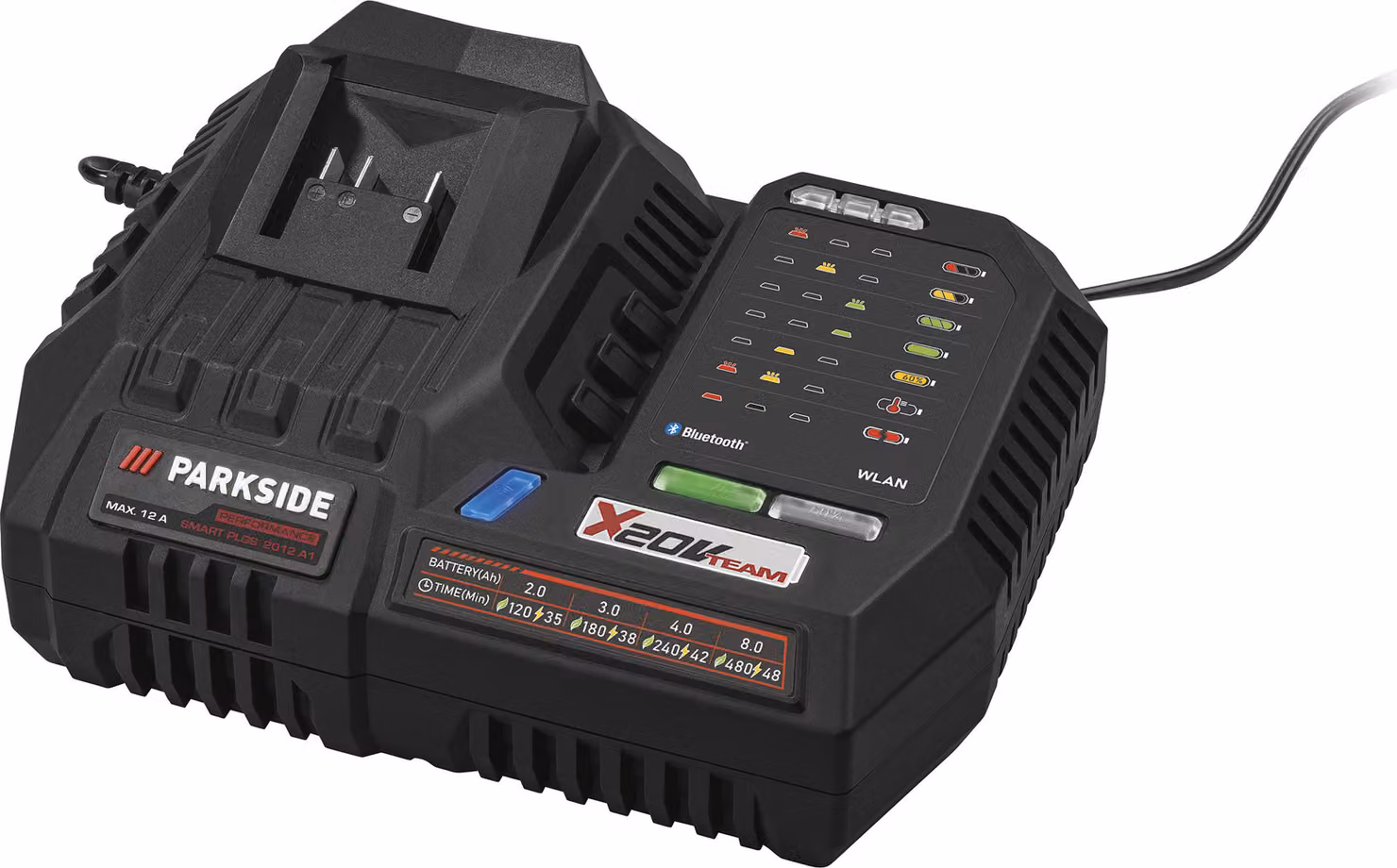 PARKSIDE PERFORMANCE® Caricabatterie intelligente da 20 V «PLGS 2012 A1»